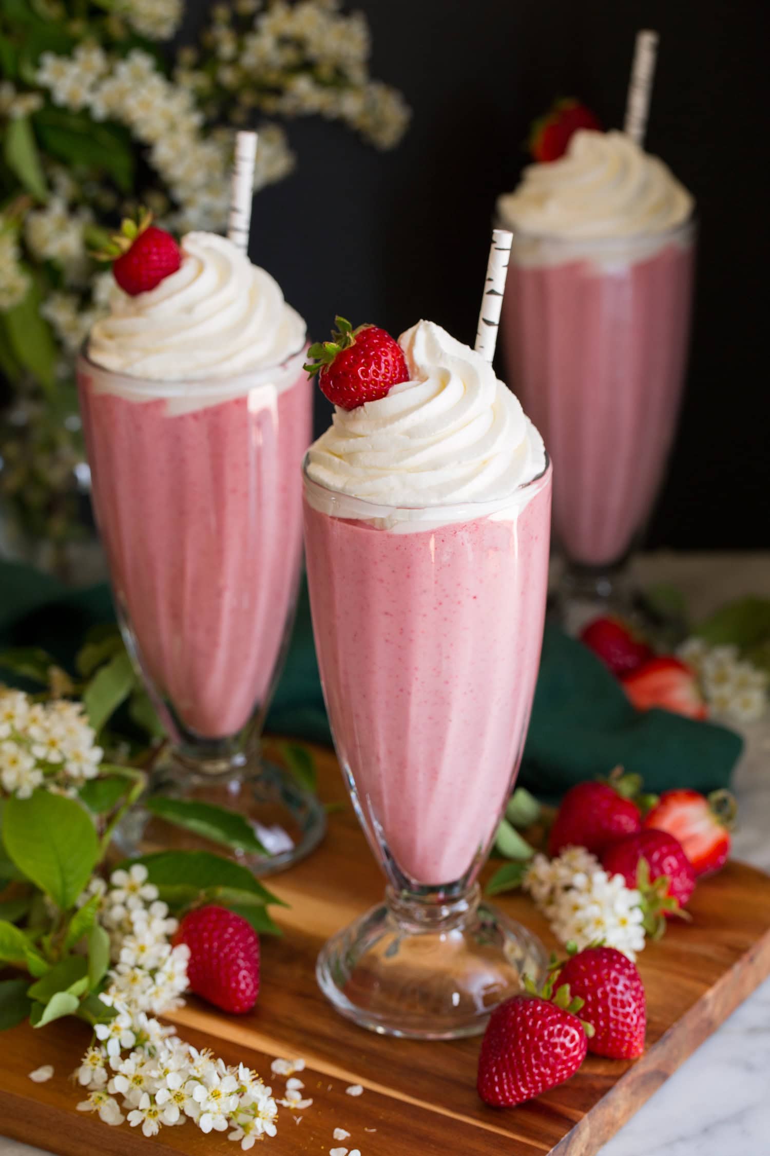 strawberry milkshake